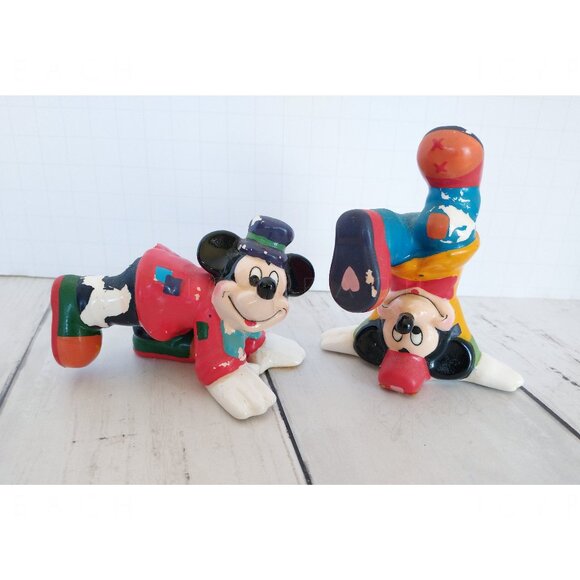 Disney Mickey Mouse Clowns Mickey & Co Collectible Vintage Figures Mickey Circus - Picture 13 of 14